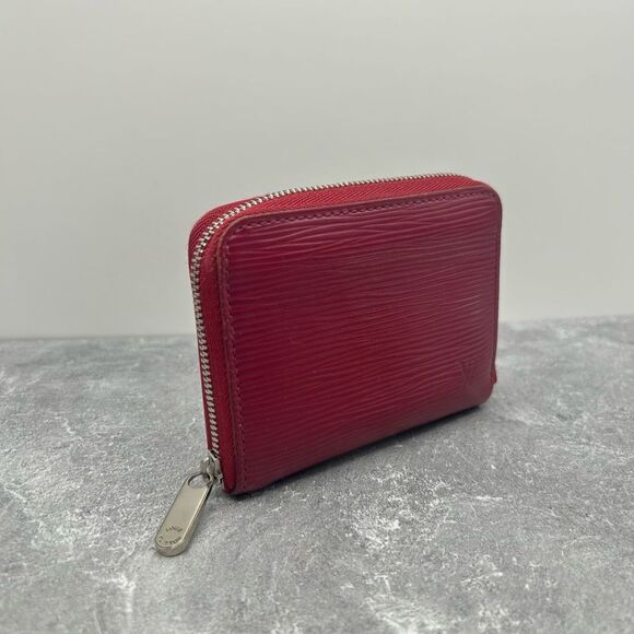 Louis Vuitton Fuschia Epi Leather Zippy Coin Purse Wallet Zip Around Luxury - Picture 1 of 16